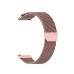 Bracelet milanese loop fermoir magn�tique pour fossil q explorist hr gen 4 - rose claro