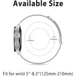 Bracelet de montre 20mm 22mm pour montre connectée, smartwatch universelle métal acier maille bracelets ... Bracelet de montre 20mm 22mm pour montre connectée, smartwatch universelle métal acier maille bracelets ...