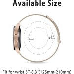 Bracelet de montre 20mm 22mm pour montre connect�e, smartwatch universelle m�tal acier maille bracelets ...