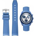 Bracelet de montre 20mm omega x swatch moons montre rolex watch montre silicone hommes en acier inoxydable ...