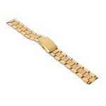 Bracelet de montre en acier inoxydable a d�gagement rapide, double boucle de verrouillage, bracelet de ...