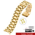 Bracelet de montre en acier inoxydable a extrémité incurvée, bracelets de montre, 16mm, 17mm, 18mm, 19mm, ... Bracelet de montre en acier inoxydable a extrémité incurvée, bracelets de montre, 16mm, 17mm, 18mm, 19mm, ...