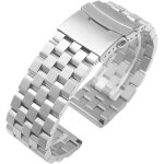 Bracelet montre acier inoxydable compatible pour galaxy watch 46mm gear s3 classique samsung gear s3 ...