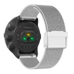 Bracelet de montre en acier inoxydable pour suunto 9 baro / 7 / d5 / spartan argent 24 mm