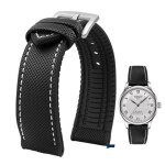 Bracelet de montre astronomique en nylon et silicone pour homme, accessoires etanches en caoutchouc pour ... Bracelet de montre astronomique en nylon et silicone pour homme, accessoires etanches en caoutchouc pour ...