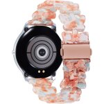Bracelets montre connect�e 20mm 22mm en r�sine bracelet de montre a papillon de mode 6 couleurs fixation ...