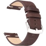 Bracelet de montre en cuir 22mm, libration rapide bracelets de montre en cuir vintage pour homme femme, ...