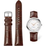 Bracelets de montre cuir crocodile grain cuir vritable souple et durable bracelet de remplacement en ...