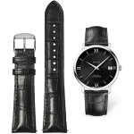 Bracelets de montre cuir crocodile grain cuir vritable souple et durable bracelet de remplacement en ...