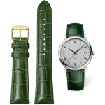 Bracelets de montre cuir crocodile grain cuir vritable souple et durable bracelet de remplacement en ...