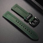Bracelet de montre en cuir vritable, 18mm 20mm 22mm 24mm, a dgagement rapide, pour samsung galaxy watch ...