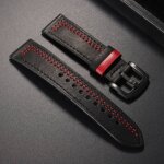 Bracelet de montre en cuir vritable, 18mm 20mm 22mm 24mm, a dgagement rapide, pour samsung galaxy watch ...