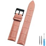 Bracelets de montre en cuir véritable avec boucle ardillon en acier, bracelet de ceinture de poignet, ... Bracelets de montre en cuir véritable avec boucle ardillon en acier, bracelet de ceinture de poignet, ...