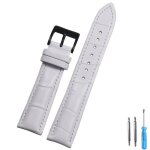 Bracelets de montre en cuir véritable avec boucle ardillon en acier, bracelet de ceinture de poignet, ... Bracelets de montre en cuir véritable avec boucle ardillon en acier, bracelet de ceinture de poignet, ...