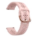 Bracelet de montre en dentelle de silicone pour femme et fille, bracelet pour samsung galaxy watch 6, ...