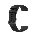 Bracelet de montre etanche universel avec bracelet de montre en silicone le noir