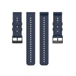 Bracelet de montre mod�le etendu en serg� de silicone pour garmin forerunner 22mm bleu