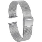 Bracelet de montre en maille en acier inoxydable de 12 mm a d�gagement rapide, bracelet de montre m�tallique ...