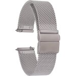 Bracelets de montre en maille acier inoxydable pour homme femme, smartwatch watch bracelet de remplacement ...