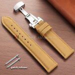 Bracelet de montre en nylon voile, 20mm 22mm, pour omega pour seiko business, boucle papillon, etanche, ...