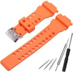 Bracelet de montre de rechange en rsine pour casio g - shock gd120 / ga - 100 / ga - 110 / ga - 700 ...