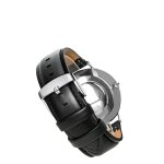 Bracelet de montre r�tro en cuir v�ritable pour montres dw 20 mm le noir