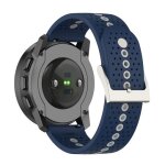 Bracelet de montre en silicone color� suunto race s 22 mm bleu + gris