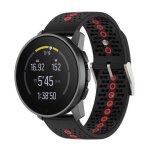 Bracelet de montre en silicone color� suunto race s 22 mm bleu + gris