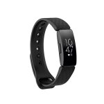 Bracelet de montre en silicone pour fitbit inspire / inspire hr le noir m