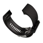 Bracelet de montre silicone pour garmin forerunner 35 / 30 noir 6 pi�ces