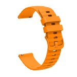 Bracelet de montre en silicone orange 22 mm samsung galaxy watch 3 45 mm / gear s3 classic, huawei watch ...