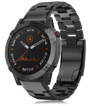 Bracelet de montre en titane pour garmin fenix 7x / 6x / 5x - 26 mm, noir