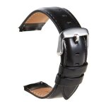 Bracelet premiumleather pour fossil gen 5 - noir