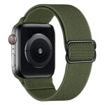Bracelet de rechange pour apple watch, en nylon, r�glable, elastique, extensible, en caoutchouc, s�rie ...