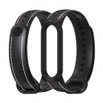 Bracelet de rechange en cuir pu pour xiaomi mi band 6 5 4, accessoires intelligents