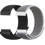 Bracelet de rechange quick release - 28 mm - en nylon - compatible avec galaxy watch 3 41 mm - samsung ...