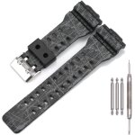 Bracelet de rechange en rsine 16 mm pour casio g shock ga110 ga100 ga120 gd100 g8900 bracelet de montre ...