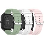 Bracelet de rechange en silicone de 20 mm de large compatible avec garmin venu / venu sq / vivoactive ...