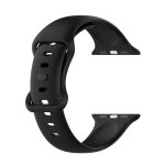 Bracelet de rechange en silicone pour apple watch 7, 40mm 38mm, accessoires intelligents respirants, ...