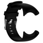 Bracelet de rechange en silicone pour montre de sport, pour suunto core, tout noir