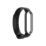 Bracelet de rechange en silicone pour xiaomi mi band 5, 16 couleurs, noir