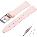 Bracelet de rechange pour swatch bracelet en caoutchouc de silicone résistant a la transpiration avec ... Bracelet de rechange pour swatch bracelet en caoutchouc de silicone résistant a la transpiration avec ...