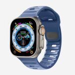 Bracelet en silicone pour apple watch band, ultra 2, dehors watchband, iwatch series 9, 8, 7, 6 / 3 bracelet, ...