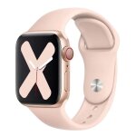 Bracelet en silicone lisse para apple watch series 11 - 42mm - cor de pele