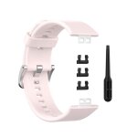 Bracelet en silicone pour montre huawei, en acier inoxydable, souple, sport