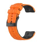 Bracelet en silicone souple bande de montre de remplacement bicolore montre bracelet pour suunto 7 9 ...