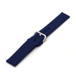 Bracelet smoothsilicone avec boucle pour fossil q explorist hr gen 4 - bleu fonc�