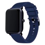 Bracelet smoothsilicone - garmin vivomove luxe - 42mm - bleu fonc�