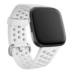 Bracelet sport silicone fitbit versa / versa 2 / versa lite taille s blanc