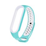 Bracelet sportystyle - xiaomi mi band 5 - vert / blanc
